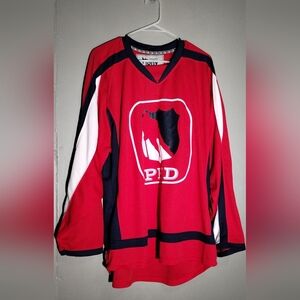 Red and Black Hockey Jersey XL